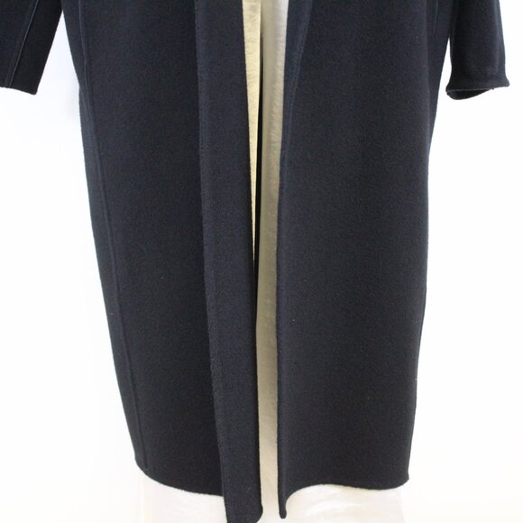 Lafayette 148 Black Cashmere & Rabbit Fur Coat – NWOT Women’s Large Quiet Luxury - Picture 5 of 14